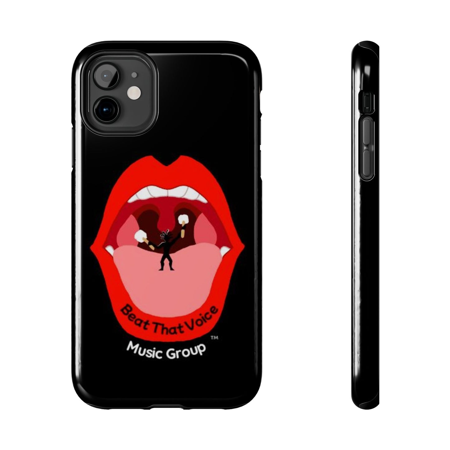 BTV Music Group Logo Tough Phone Cases Blk.