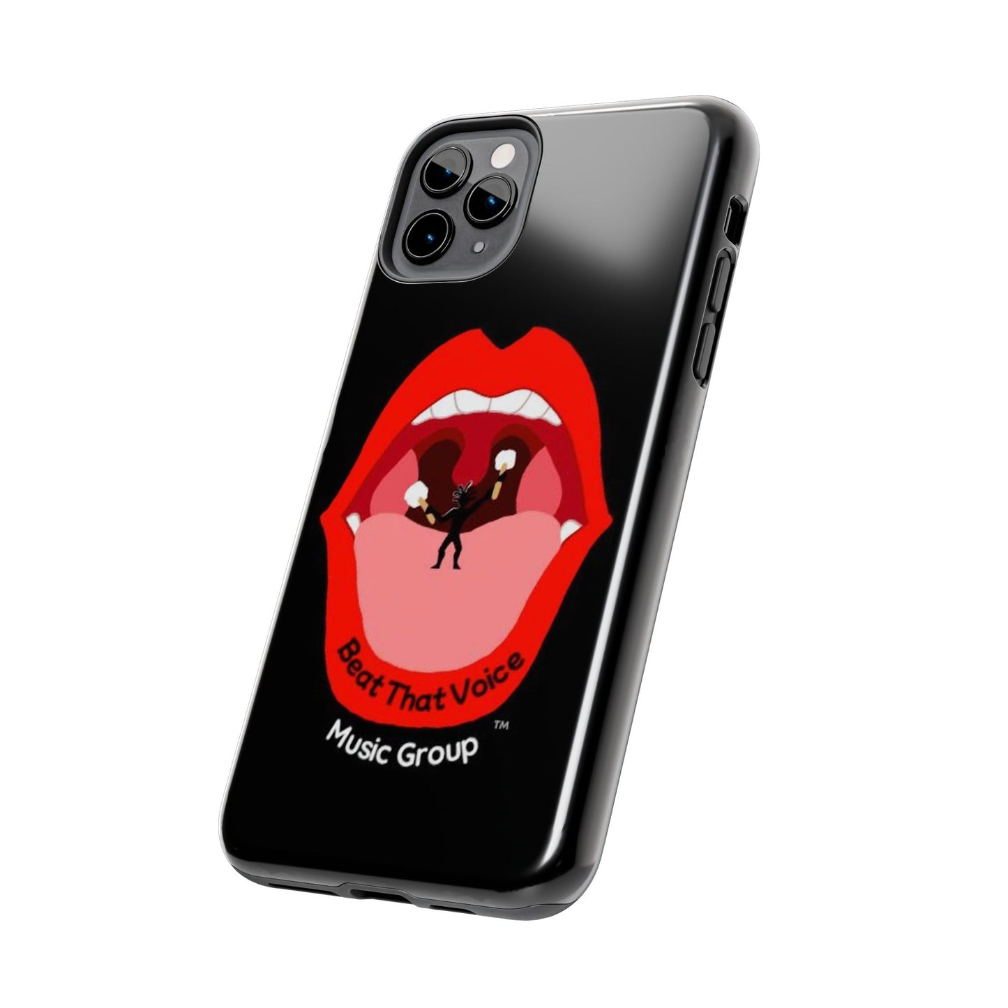 BTV Music Group Logo Tough Phone Cases Blk.