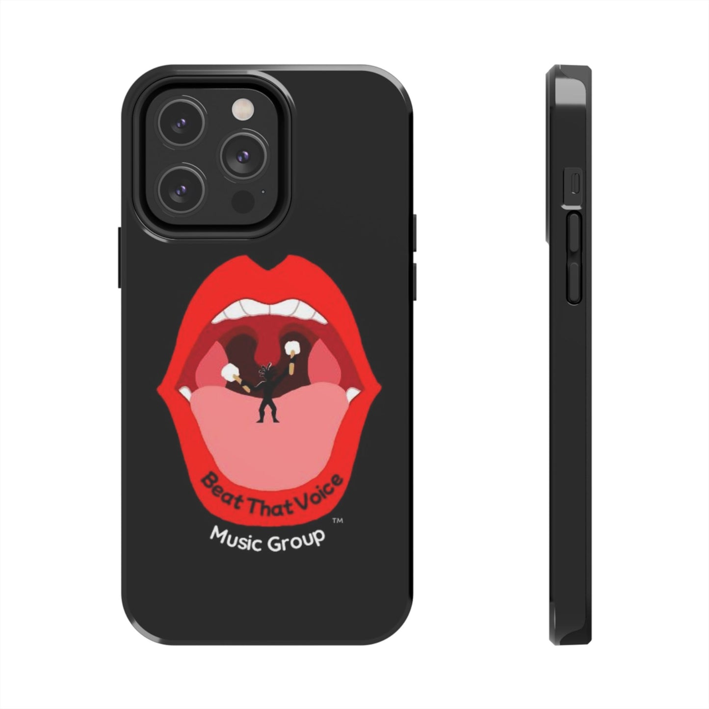 BTV Music Group Logo Tough Phone Cases Blk.