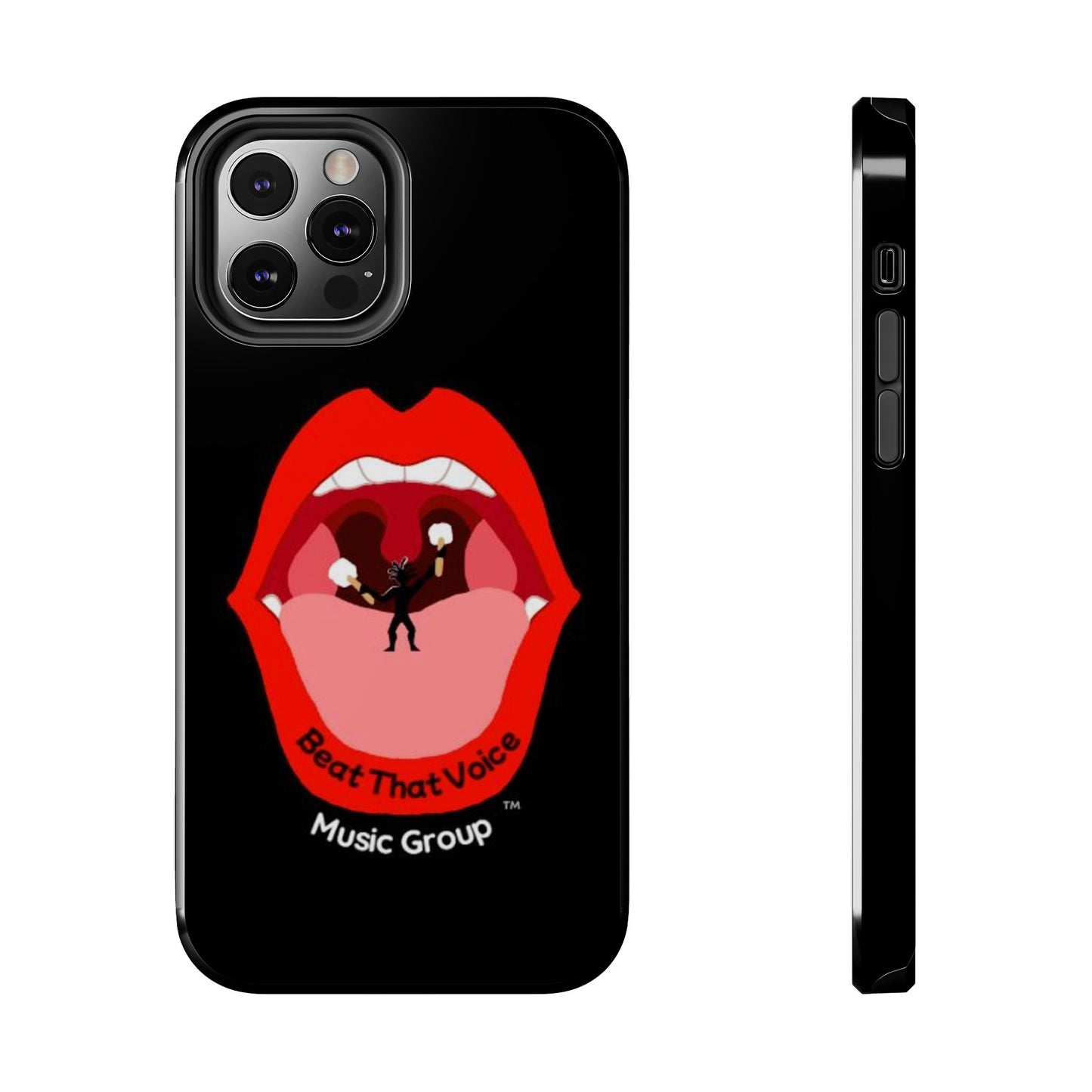 BTV Music Group Logo Tough Phone Cases Blk.