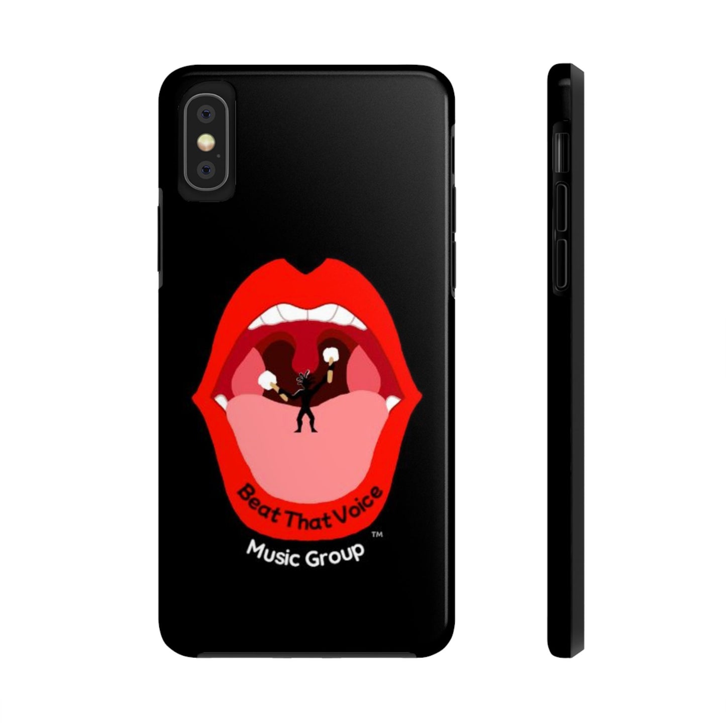 BTV Music Group Logo Tough Phone Cases Blk.