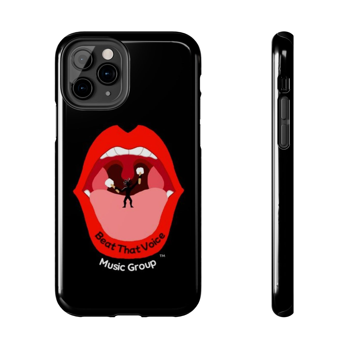 BTV Music Group Logo Tough Phone Cases Blk.