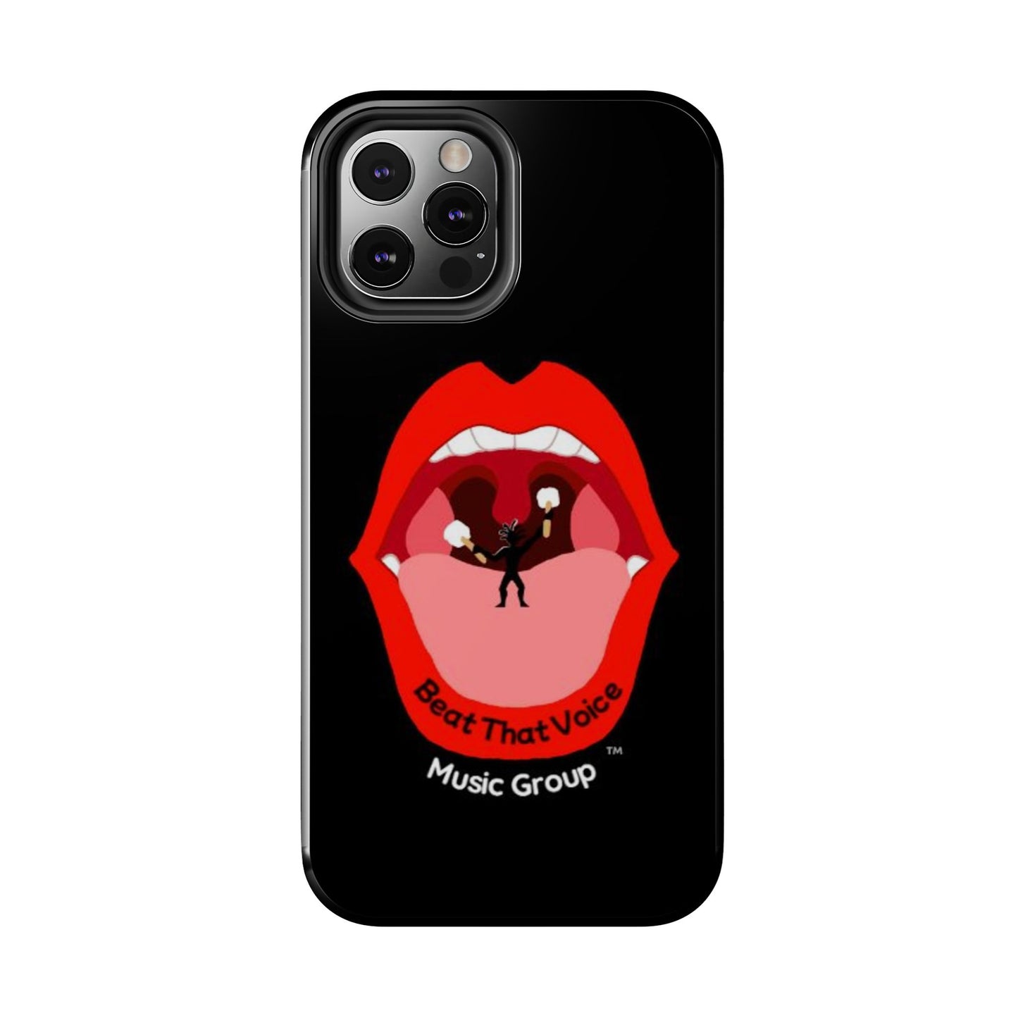 BTV Music Group Logo Tough Phone Cases Blk.