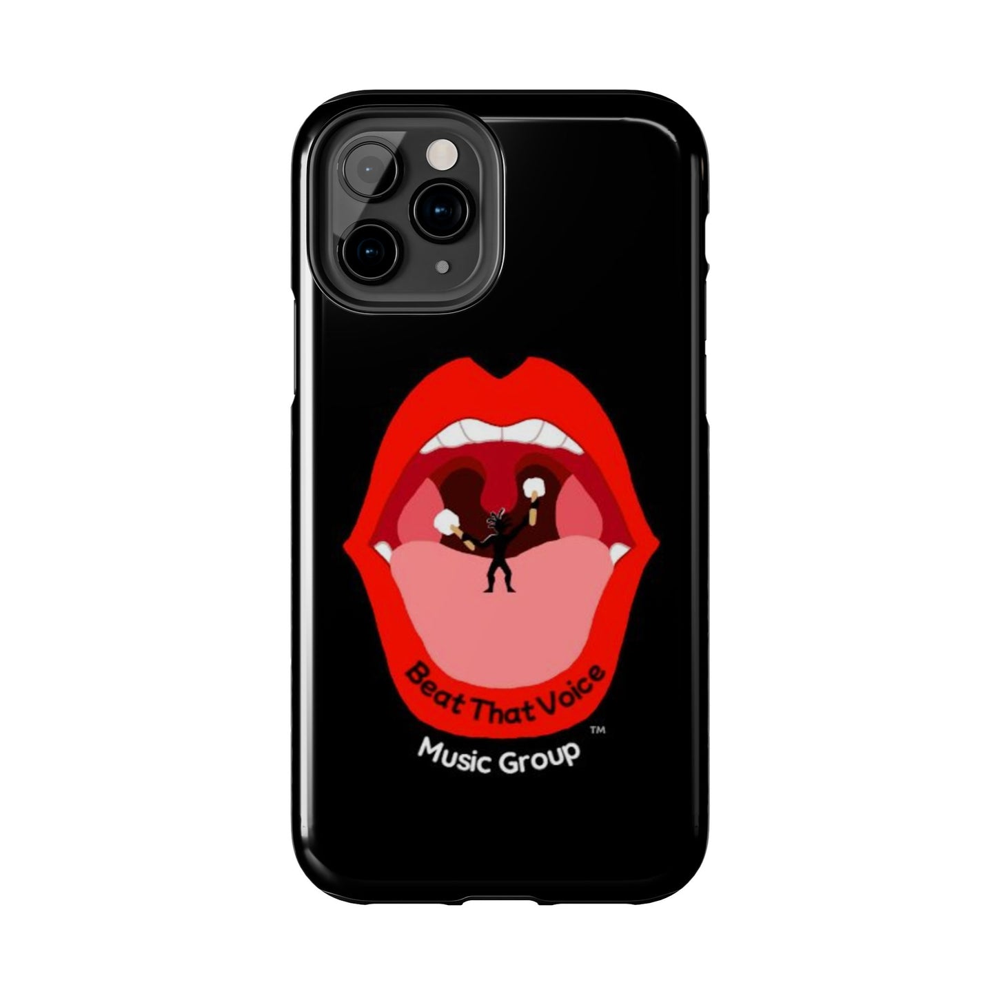 BTV Music Group Logo Tough Phone Cases Blk.