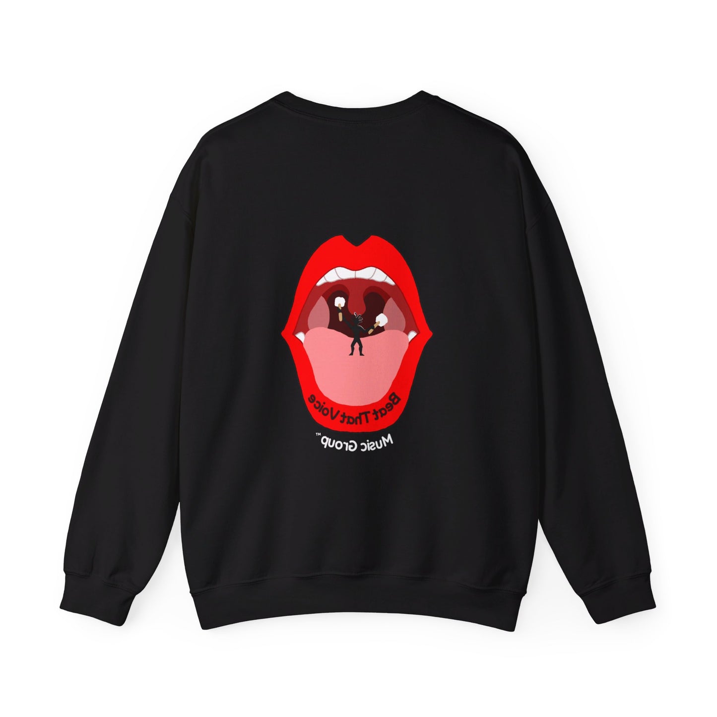 BTV Music Group Unisex Heavy Blend™ Crewneck Sweatshirt Blk.